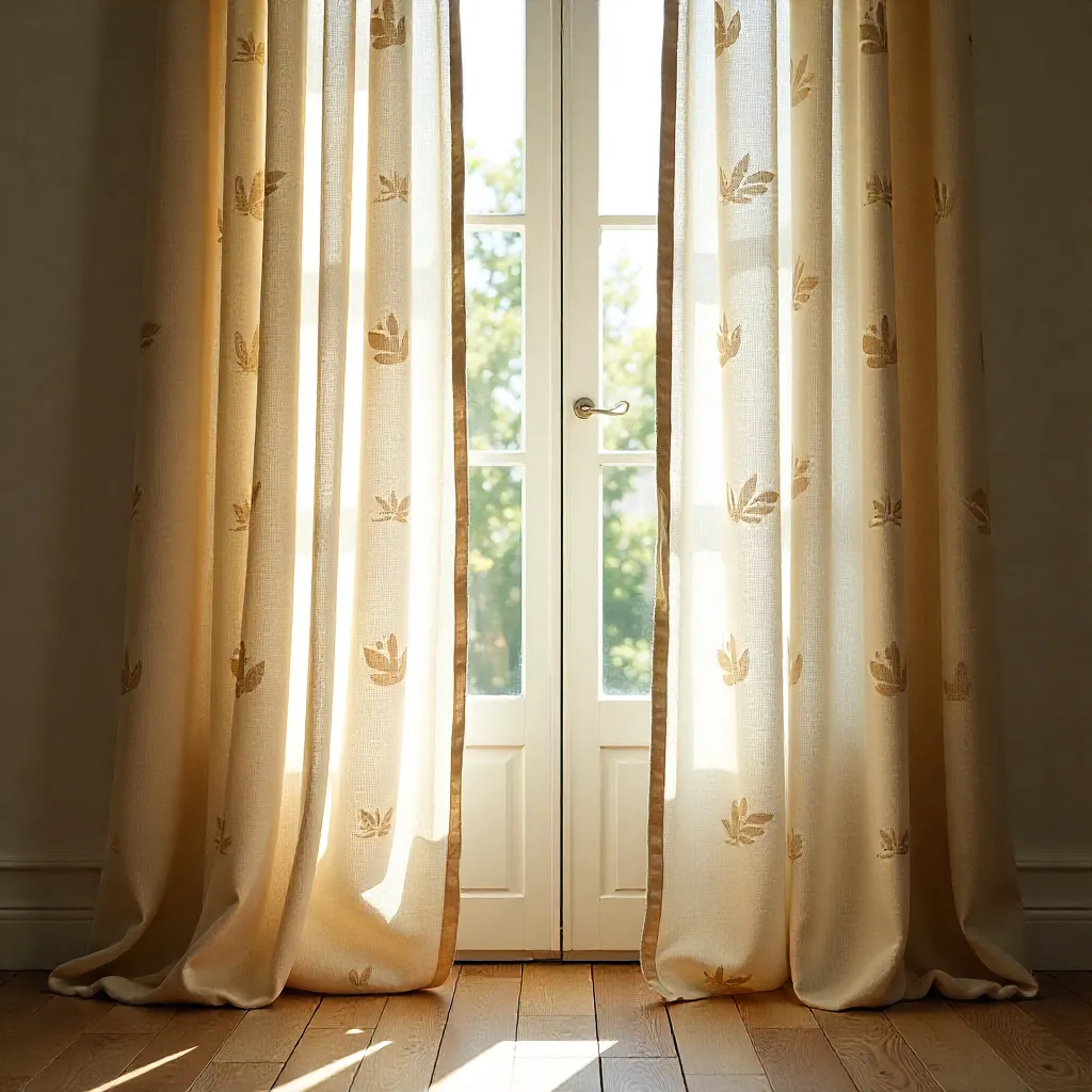Modern window treatment with eco-friendly materials